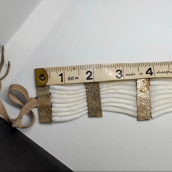 Native American Dentalium Shell choker/ Braclet/ Anklet - Picture 4 of 5